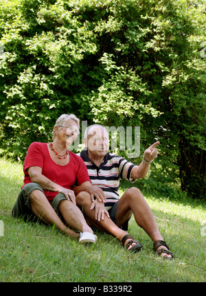 Coppia senior Foto Stock