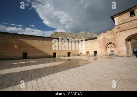 Ishak Pasa Palace vicino a Dogubeyazit, Agri, Turchia Foto Stock