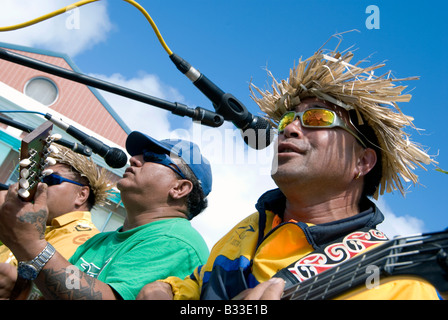 Isole Cook Rarotonga Avarua Costituzione Day Festival parade Foto Stock