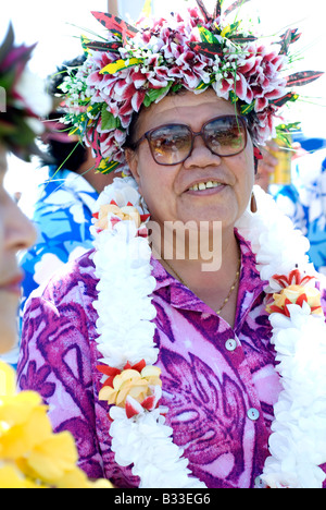 Isole Cook Rarotonga Avarua Costituzione Day Festival parade Foto Stock