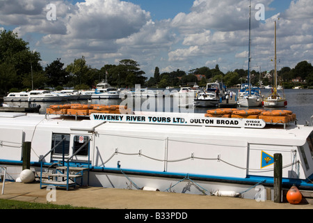 Oulton ampia parte del Norfolk Broads suffolk East Anglia England Regno unito Gb Foto Stock