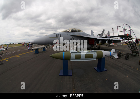 Boeing F/A-18E Super Hornet Farnborough Air Show 2008 Foto Stock