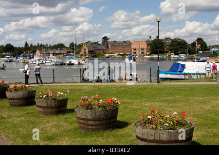 Oulton ampia parte del Norfolk Broads suffolk East Anglia England Regno unito Gb Foto Stock