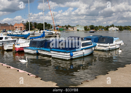 Oulton ampia parte del Norfolk Broads suffolk East Anglia England Regno unito Gb Foto Stock