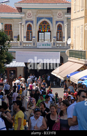 ISTANBUL. Il centro della città e dal terminal dei traghetti a Buyukada, una delle Isole dei Principi nel Mar di Marmara. 2008 Foto Stock