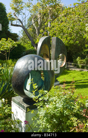 Barbara Hepworth Museum e il giardino di St Ives Cornwall West Country England Regno Unito Regno Unito GB Gran Bretagna Isole britanniche Foto Stock