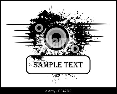 Cerchi con il controllo textbox Foto Stock