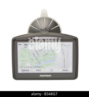 TomTom Navigazione satellitare aiuto Foto Stock