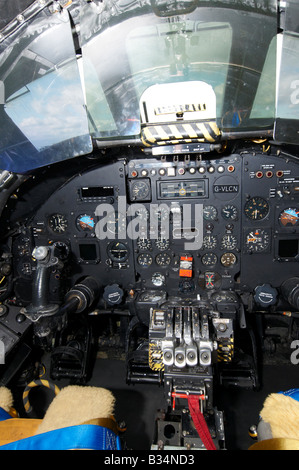 Ripristinato Avro Vulcan Cockpit Farnborough Air Show 2008 Foto Stock