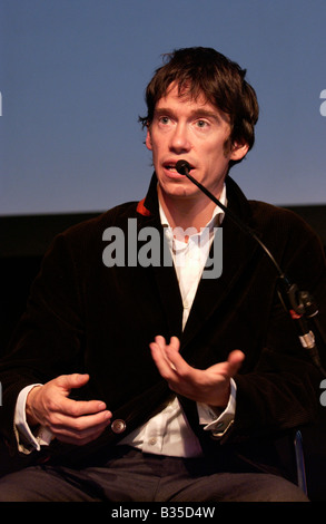 Rory Stewart Autore e diplomatico raffigurato all'Guardian Hay Festival 2008 Hay on Wye Powys Wales UK UE Foto Stock