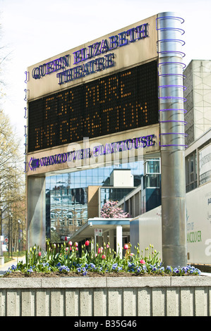 Queen Elizabeth Theatre Vancouver BC Canada Foto Stock