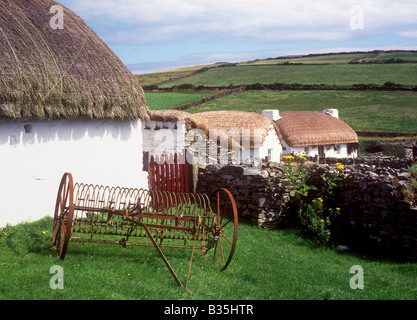 Isola di Man - Il Museo Nazionale del Folklore a Cregneash Foto Stock