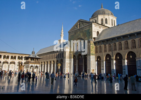 La Moschea Umayyad a Damasco in Siria Foto Stock