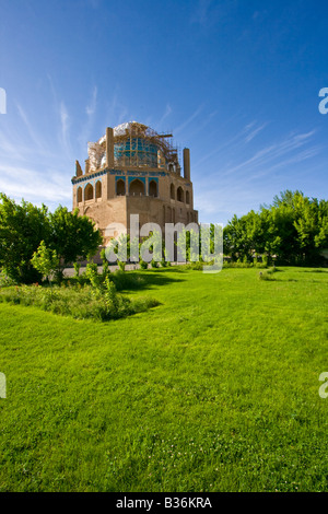 Mausoleo di Oljeitu Soltaniyeh in Iran Foto Stock