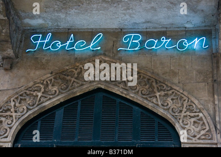 Storico Hotel Barone di Aleppo Siria Foto Stock