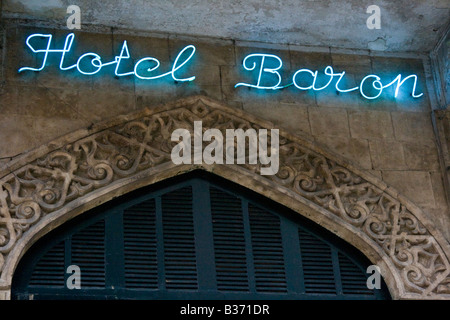 Storico Hotel Barone di Aleppo Siria Foto Stock