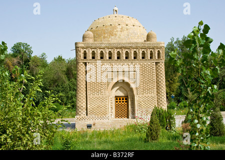 Ismail Samanid mausoleo a Bukhara Uzbekistan Foto Stock