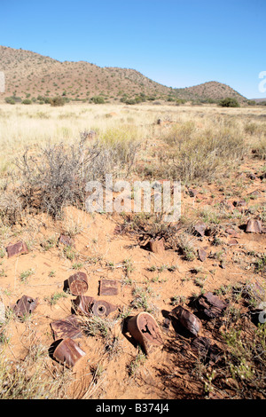 Campo di concentramento in Sud Africa Foto Stock