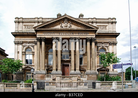 Il vecchio "sessioni county house' in liverpool,l'Inghilterra,uk Foto Stock