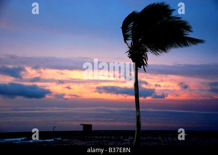 L'Occhio della Tempesta al tramonto Agosto 2008 SW Florida USA Foto Stock