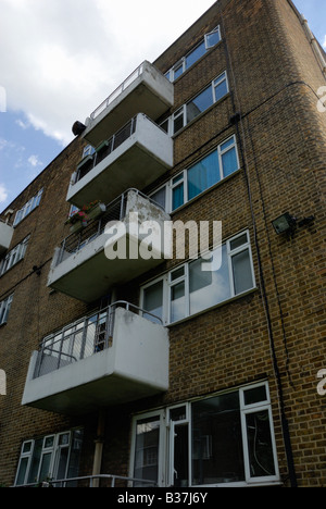 Alloggi sociali/ consiglio appartamenti nel centro di Londra Foto Stock