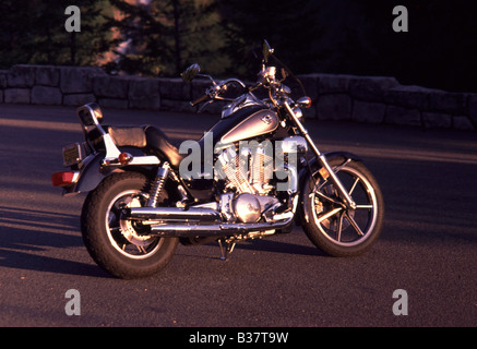 1992 Kawasaki Vulcan 1500 motociclo V-Twin Bike Blu Grigio Foto Stock