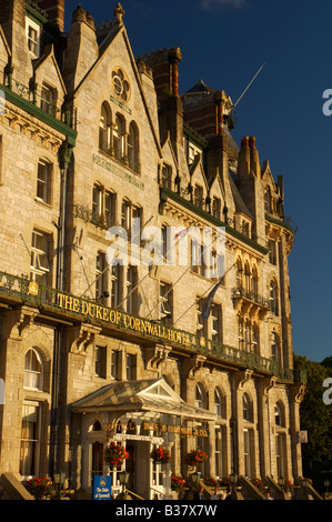 La facciata anteriore del Duca di Cornovaglia hotel Plymouth Devon UK Foto Stock
