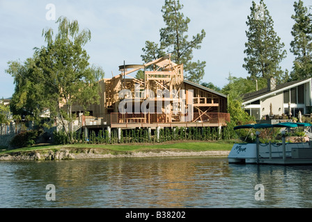 Esclusiva comunità Case e Ville lungo il lago in Westlake Village, contea di Los Angeles, California, elite e appartato city Foto Stock