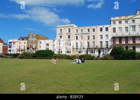 Giardini marini, Marine Drive Parade, Margate, Kent, England, Regno Unito Foto Stock