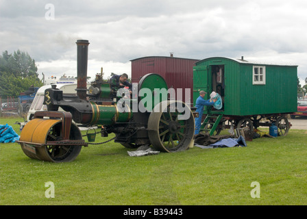 Un Aveling & Porter 4 Rullo nhp; costruito 1923; Nome: Ebenezer. Foto Stock