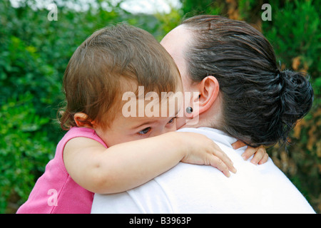 Madre e bambino Foto Stock