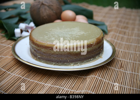 Bebinca tradizionale Dessert Indiani da Goa Foto Stock