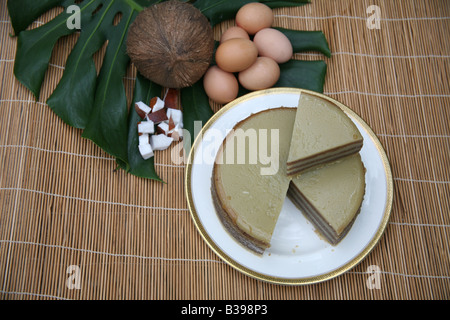 Bebinca tradizionale Dessert Indiani da Goa Foto Stock