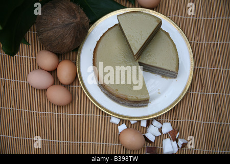 Bebinca tradizionale Dessert Indiani da Goa Foto Stock