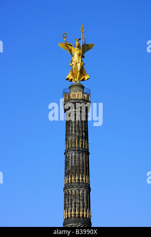 Deutschland, Berlino, Siegessaule, la colonna della vittoria a Berlino, Germania Foto Stock