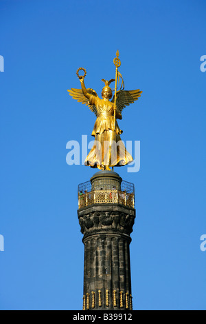 Deutschland, Berlino, Siegessaule, la colonna della vittoria a Berlino, Germania Foto Stock