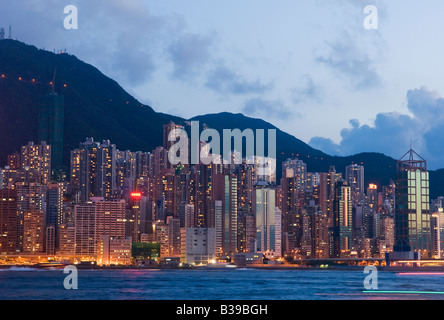 "L'orizzonte della Shuen Wan e distretto occidentale dell'Isola di Hong Kong Hong Kong Cina ' Foto Stock