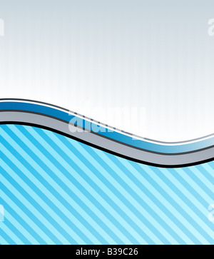 Illustrazione vettoriale di una moderna a strisce rivestite di sfondo arte Foto Stock