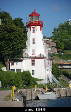 Faro in Kincardine sul Lago Huron. Western Ontario. Foto Stock