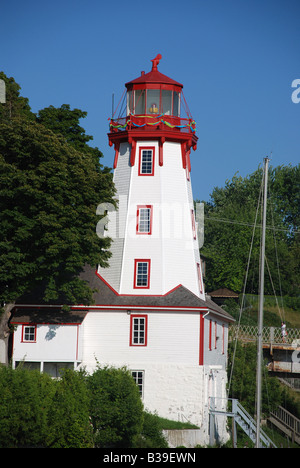 Faro in Kincardine sul Lago Huron Foto Stock