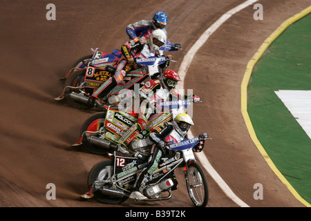 British FIM Speedway Grand Prix 2008 Cardiff Millennium Stadium Cardiff Foto Stock