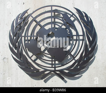 Nazioni Unite simbolo Foto Stock