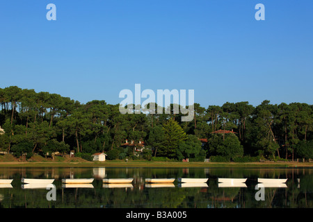 Hossegor lake, Francia Foto Stock