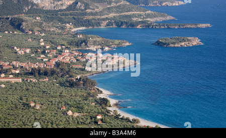 Kardamili Città del Mani Peloponneso Grecia Foto Stock