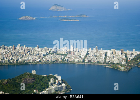 Rodrigo de Freitas, Rio de Janeiro, Brasile Foto Stock