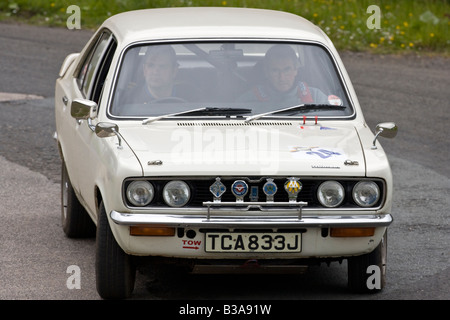 1971 Hillman Avenger Classic Autotest del veicolo Rally Knockhill Fife Scozia 2008 Foto Stock