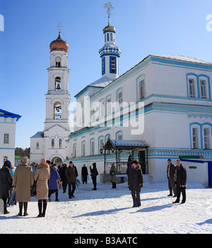 Raifa monastero ortodosso (19 cent.), nei pressi di Kazan, il Tatarstan, Russia Foto Stock