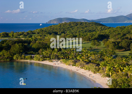 Caraibi, Isole Vergini americane, San Giovanni, Hawksnest Bay Foto Stock