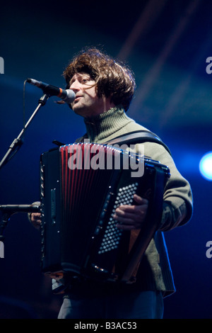 Re creosoto al Greenman festival 2008 Glanusk Park Brecon Beacons Galles U K Foto Stock