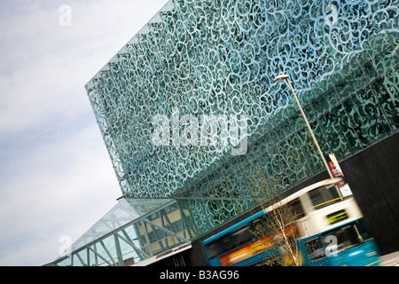 Funky via del Leicester Highcross John Lewis shopping center. Foto Stock